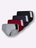 WITT WEIDEN Slip in schwarz + marine + grau-meliert + dunkelrot