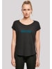 F4NT4STIC Long Cut T-Shirt Koi Fish Japan Streetstyle in schwarz