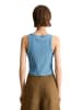 Marc O'Polo DENIM Ripp-Top slim cropped in Azure Sky
