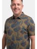 Men Plus Poloshirt in braun