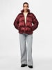 Pieces Pufferjacke in Tawny Port