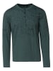 KOROSHI Langarm-t-shirt in DUNKELGRÃœN