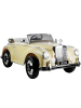 LEAN TOYS Kinderfahrzeug Mercedes-Benz 300S Beige Ledersitz EVA-Reifen Auto