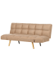 Beliani 3-Sitzer Sofa INGARO in Braun - (W) 182 x (H) 86 x (L) 79 cm