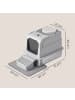 Feandrea Katzentoilette Boxal in Hellgrau - (B)61 x (H)46 x (T)41 cm