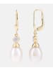 Diamant L'éternel Ohrhänger aus 375 Gelbgold mit Diamant mit Perle
