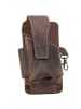 Greenburry Vintage Gürteltasche Leder 8 cm brown