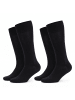 Kisses and Love 2er-Set: Socken in Black
