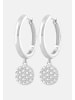 Ethische Diamanten Ohrringe aus 375 Weißgold mit Lab Grown Diamant