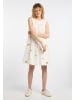 DreiMaster Vintage Damen Midikleid in Wollweiss Gelb