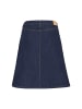 PULZ Jeans Denimrock PZKATJA A-shape in Un-Washed Denim