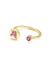 Luxenter Ring Ufore 925er Sterlingsilber verstellbar-Ufore gold