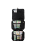 Mr. & Mrs. Panda Waschtasche Hund Blume Design mit Spruch in Weiß