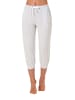 NORMANN Pyjama Capri Hose lang Mix & Match - 17664 in rot