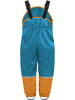 Normani Outdoor Sports Kinder Regenhose mit Hosenträgern Waller in Blau