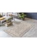 Kayoom Wohnzimmer Teppich – Kurzflorteppich Perry 125 in creme - rechteckig