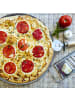 relaxdays 4x Pizzablech in Anthrazit - Ø 29 cm