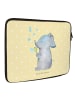 Mr. & Mrs. Panda Laptop Hülle Elefant Seifenblasen ohne Spruch in Gelb Pastell