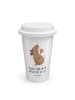 Mr. & Mrs. Panda To Go Becher Hund Keks mit Spruch in Weiß