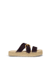 Marc O'Polo Plateau-Pantolette Model Clarissa in Burnt Coffee