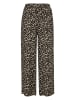 Zero  Palazzohose mit Leoprint 26 Inch in NatureBlack