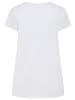 Kangaroos Longshirt in weiß, dunkelblau
