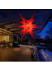 MARELIDA LED Weihnachtsstern 3D Leuchtstern für Außen D: 75cm in rot