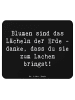 Mr. & Mrs. Panda Mouse Pad Spruch Florist Erde Lächeln mit Spruch in Schwarz