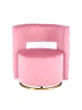 Kayoom Sessel Drehsessel Beverly in rosa - gold