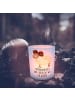 Mr. & Mrs. Panda Kerzenhalter Sternzeichen Widder mit Spruch in Transparent
