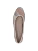 Caprice Ballerina in TAUPE MET.COMB