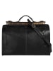 piké Doktortasche / Reisetasche LOMBARDIA MEDIUM echt Leder in schwarz