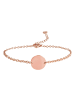Adeliás Damen Armband aus Edelstahl 17 cm in gold