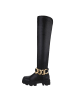 Ital-Design Stiefel in Schwarz und Gold