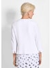 GOLDNER Kurzgröße:  Eleganter Jersey-Kurzblazer in weiß