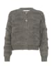 Karen By Simonsen Strickjacke KBRosanne Loose fit in Dark Gray Melange