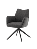 home24 Armlehnenstuhl Kabla in Anthrazit