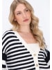 DreiMaster Maritim Women Cardigan in navy offwhite