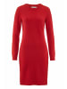 Hessnatur Strickkleid Mini Regular in rot