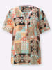 WITT WEIDEN Druckbluse in mint-apricot-bedruckt
