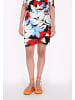 IZIA Women Skirt in black multicolor