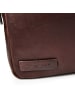 Plevier Jimmy Aktentasche Leder 31 cm Laptopfach braun