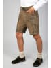 Edelnice Kurze Wildbock Lederhose Paul in braun