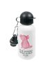 Mr. & Mrs. Panda Kindertrinkflasche Axolotl Niedlich mit Spruch in Weiß