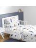 TRAUMHELDEN Baby Bettwäsche-Set "Space Rakete" in Blau