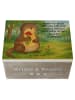 Mr. & Mrs. Panda Geschenkbox Otter Blumenstrauß Design mit Spruch in Weiß