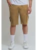 Forbest Cargo Bermuda Shorts Kurze Freizeit Hose mit Tunnelzug in Hellbraun