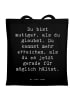 Mr. & Mrs. Panda Tote Bag Spruch Mut und Tapferkeit mit Spruch in Schwarz
