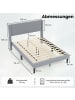COSTWAY Bettgestell für 200 x 140 cm Matratze in Grau