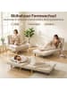 HOMCOM Schlafsessel-72 x 78 x 79 cm-Beige